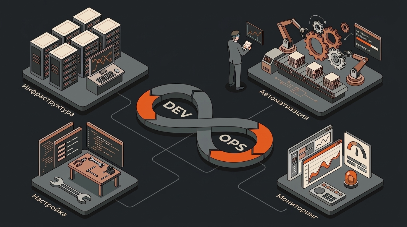 DevOps: инфраструктура, настройка, автоматизация и мониторинг